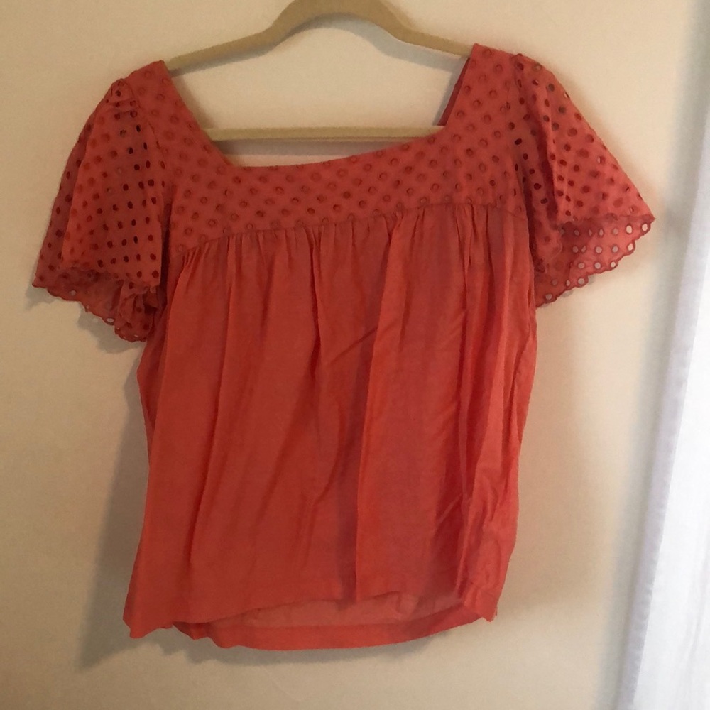 Michael Kors peach colored top